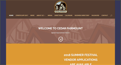 Desktop Screenshot of cedarfairmount.org